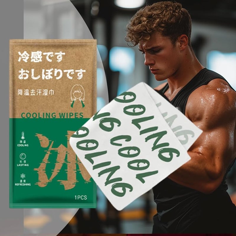 مناديل جاسمين المبردة للإحساس بالثلج لفصل الصيف، مناشف رياضية خارجية للتخييم وصالة الألعاب الرياضية واليوجا. - Image 3